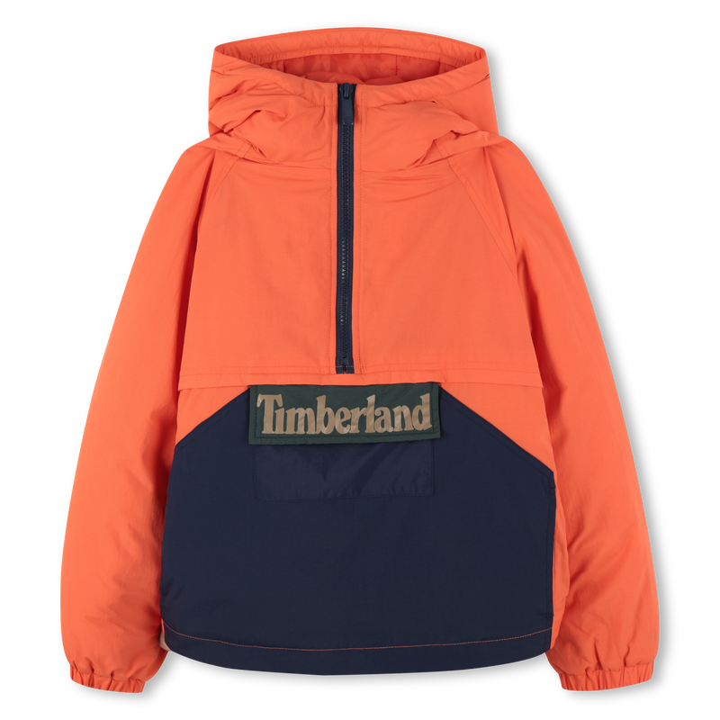 Blusão com capuz em dois tons TIMBERLAND 
                    BOY