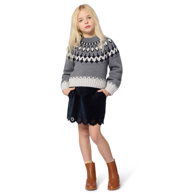 Saia curta com fecho de correr CHLOE GIRL