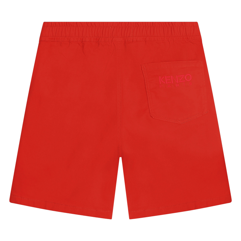 Calções lisos sarja de algodão KENZO KIDS 
                    BOY