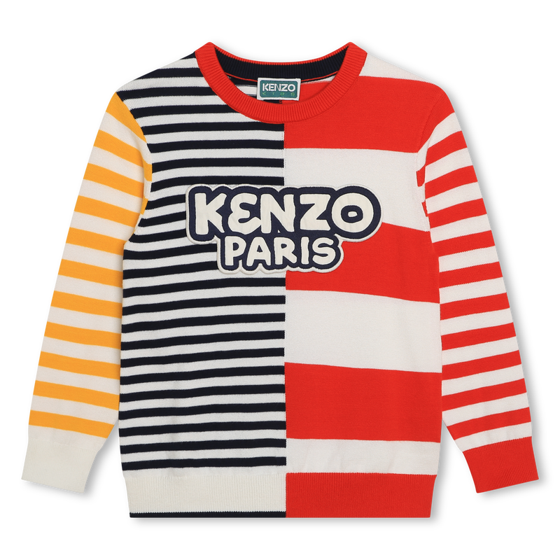 Camisola de malha às riscas KENZO KIDS 
                    UNISEX