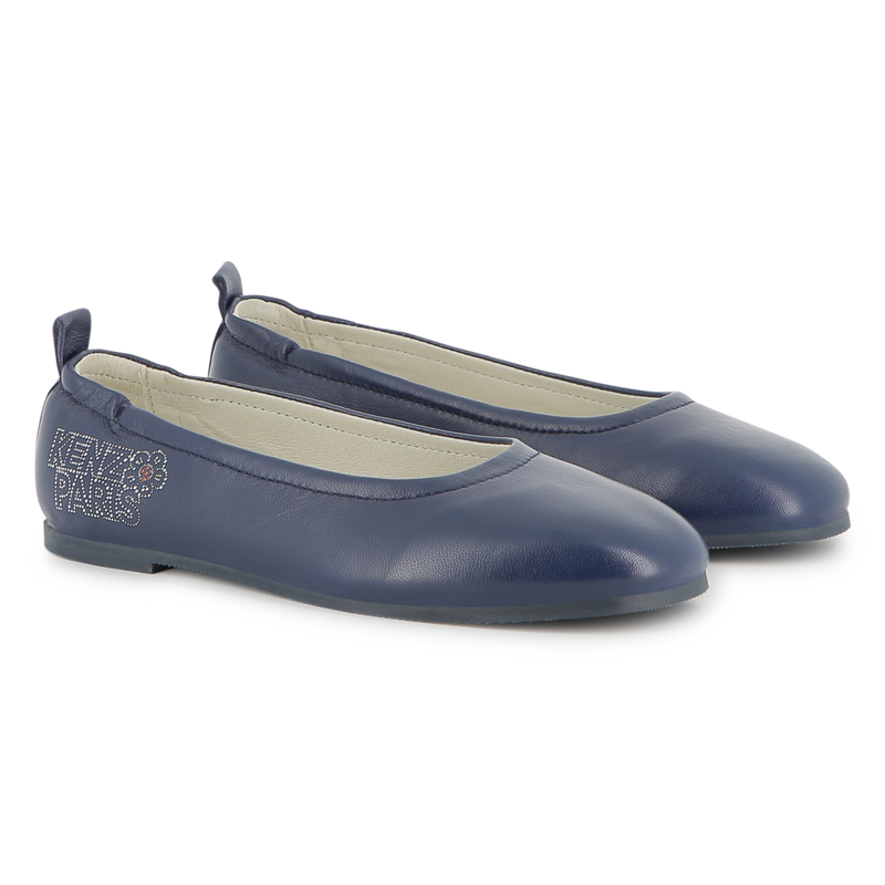 Bailarina de couro de cabra KENZO KIDS 
                    GIRL
