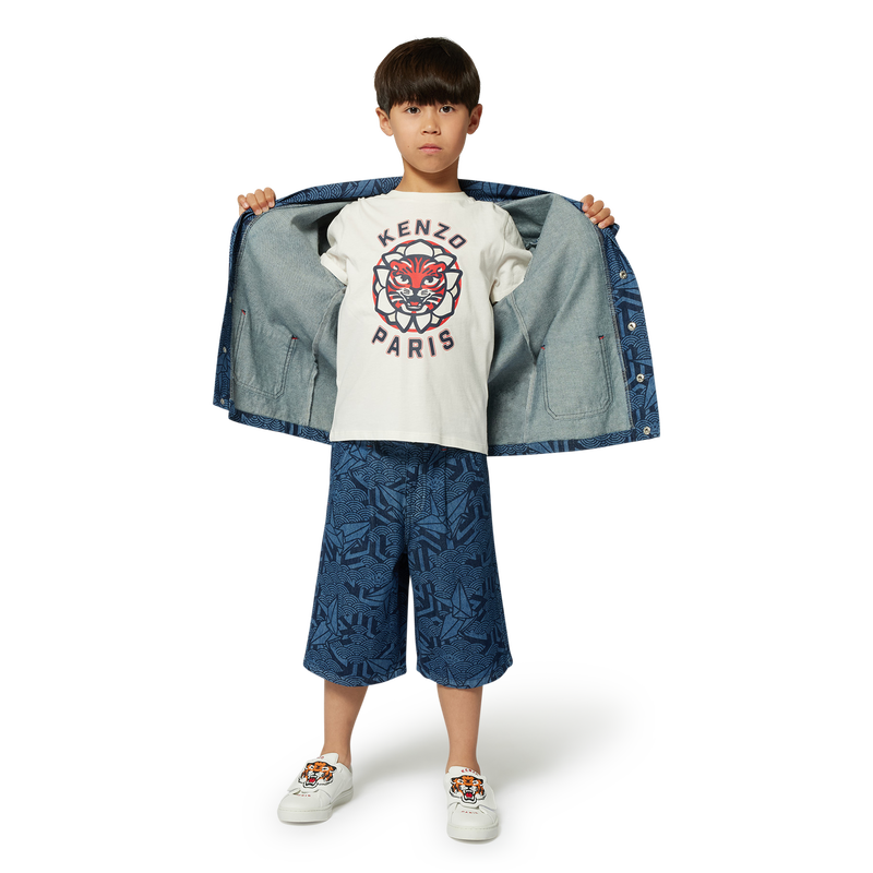 Casaco de ganga estampado KENZO KIDS 
                        UNISEX