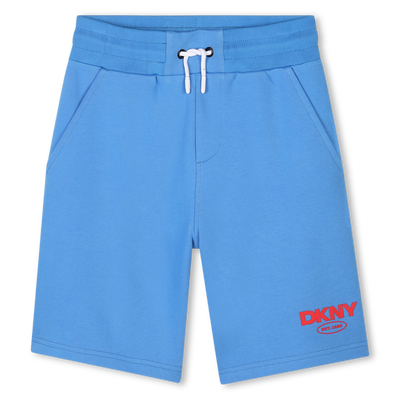 Bermudas de algod&atilde;o em molet&atilde;o DKNY BOY