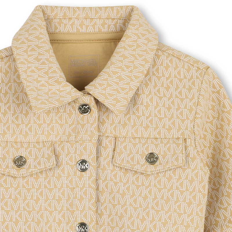 Conjunto de cardigan, camiseta e saia MICHAEL KORS 
                        MENINA