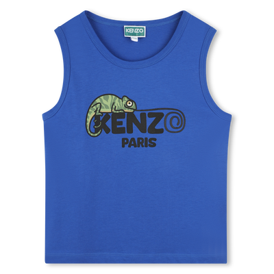 T-shirt sem mangas log&oacute;tipo KENZO KIDS BOY