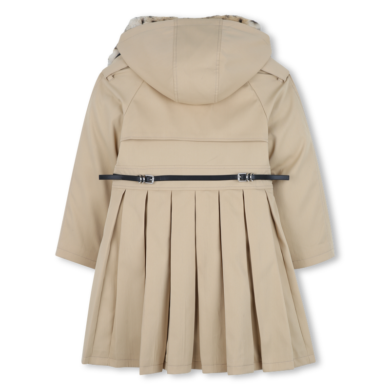 Trench coat com capuz GIVENCHY 
                    GIRL