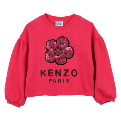 Moletom de manga comprida balão KENZO KIDS GIRL