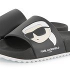 Chinelos com estampa KARL LAGERFELD KIDS 
                    BOY