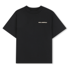 T-shirt de jersey de algod&atilde;o pesado KARL LAGERFELD KIDS 
                    BOY