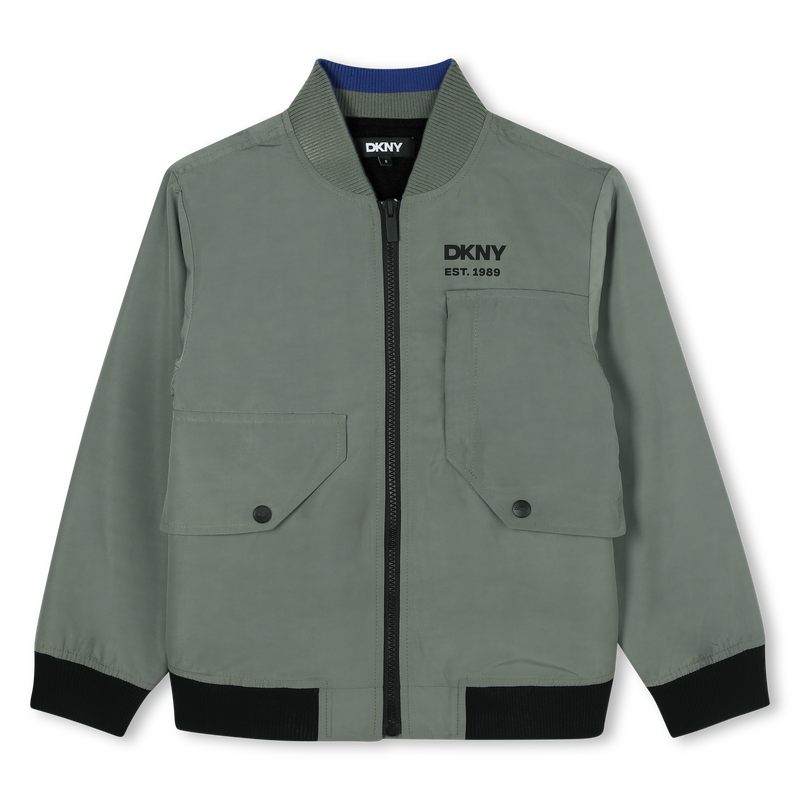 Casaco com fecho de correr DKNY 
                    BOY