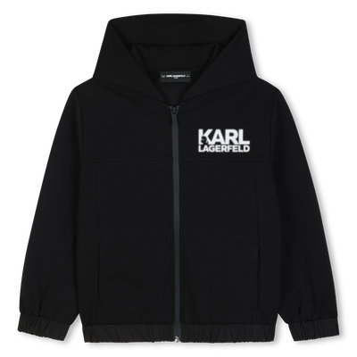 Cardigan  com capuz KARL LAGERFELD KIDS BOY
