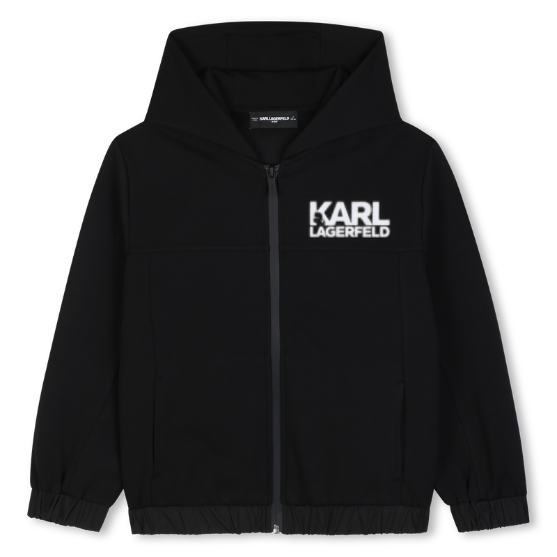 Cardigan  com capuz KARL LAGERFELD KIDS 
                        BOY