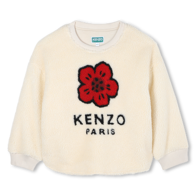 Moletom de lã fofa KENZO KIDS GIRL