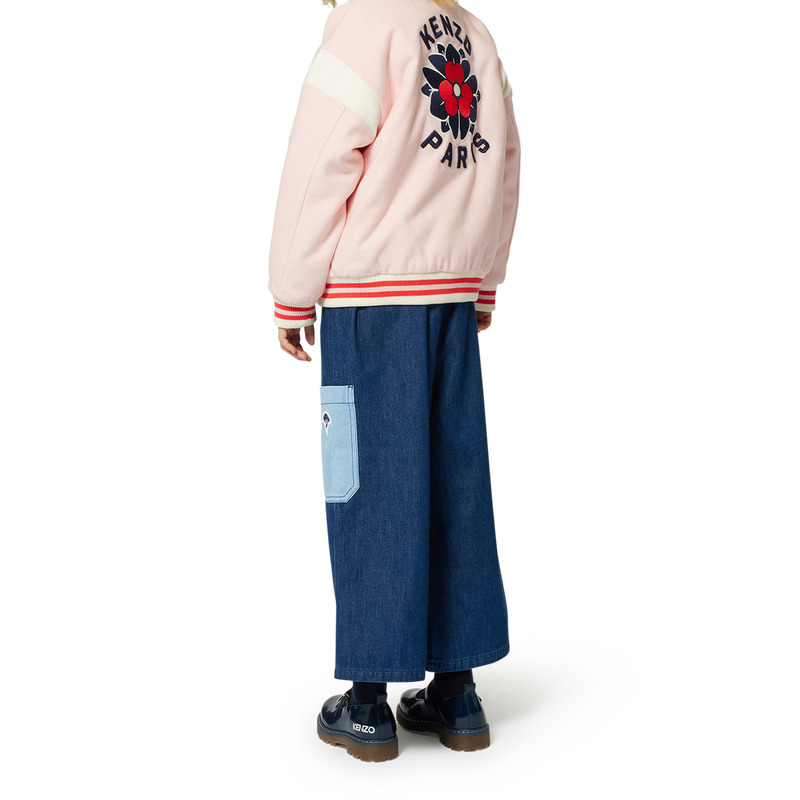 Blus&atilde;o de l&atilde; bordado KENZO KIDS 
                        MENINA