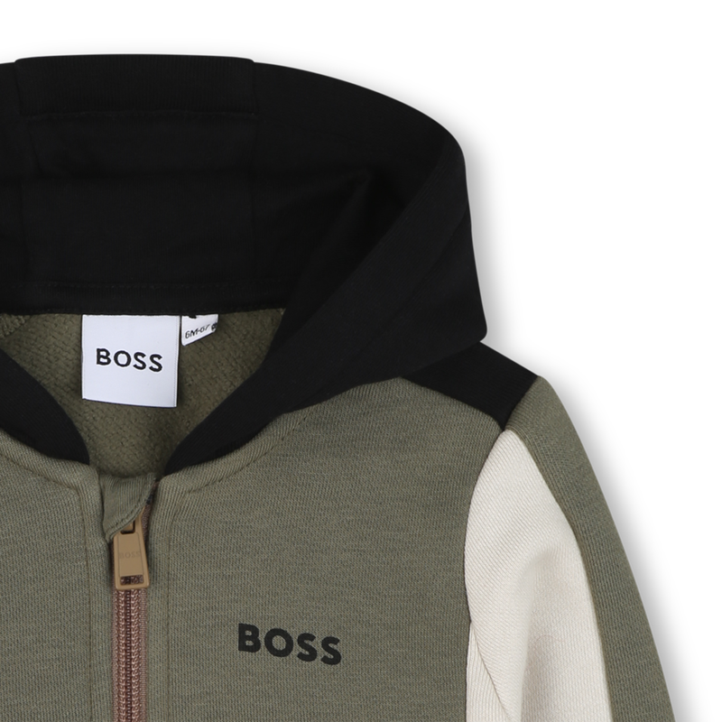 Cardigan com capuz BOSS 
                    BOY