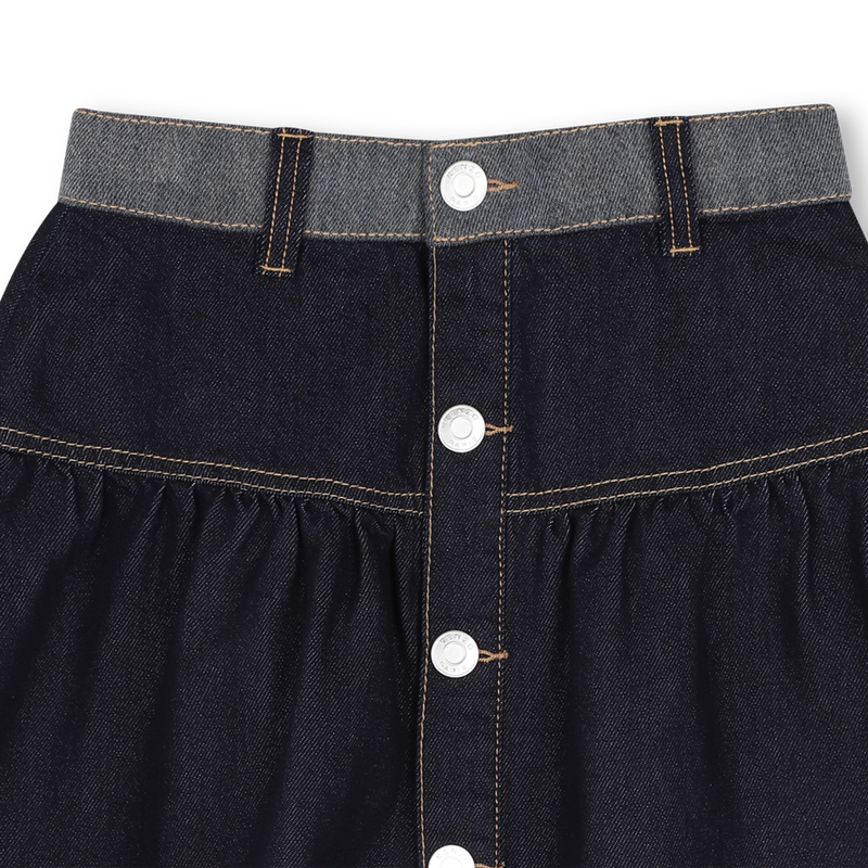 Saia de denim KENZO KIDS 
                        GIRL