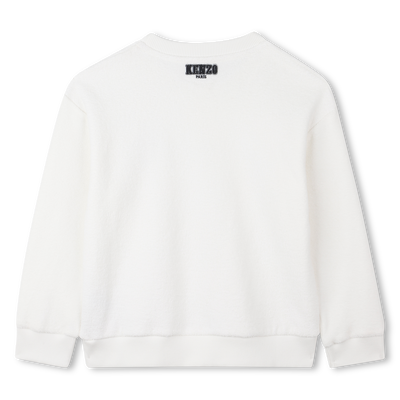 Sweatshirt polar com look felpudo KENZO KIDS BOY