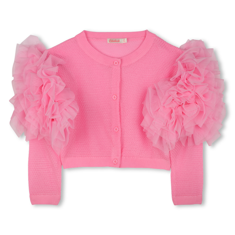 Cardigan with tulle BILLIEBLUSH 
                    GIRL