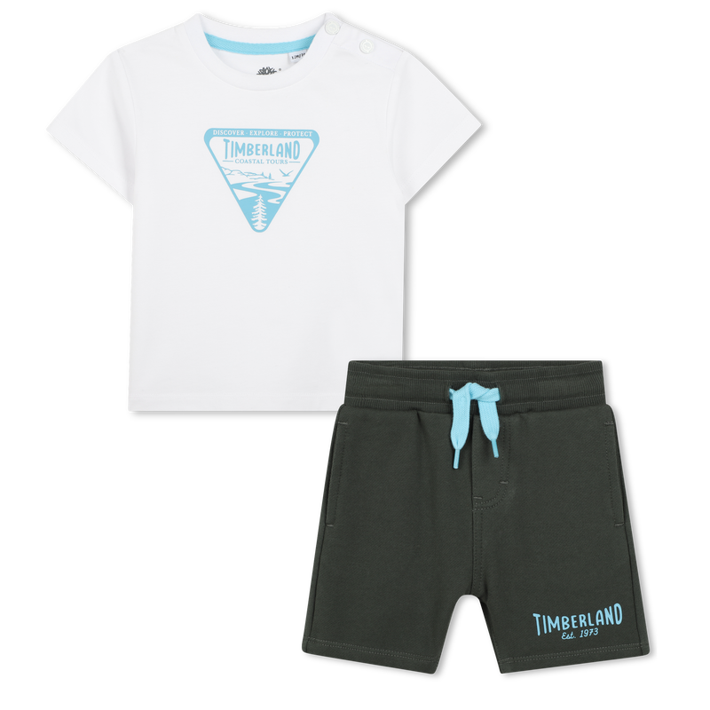 Conjunto de t-shirt e cal&ccedil;&otilde;es TIMBERLAND 
                        BOY