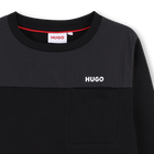 Moletom com gola redonda HUGO 
                    BOY