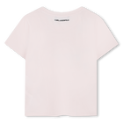 T-shirt de manga curta KARL LAGERFELD KIDS 
                    GIRL