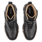 Bota de tornozelo em material misto BOSS 
                    BOY