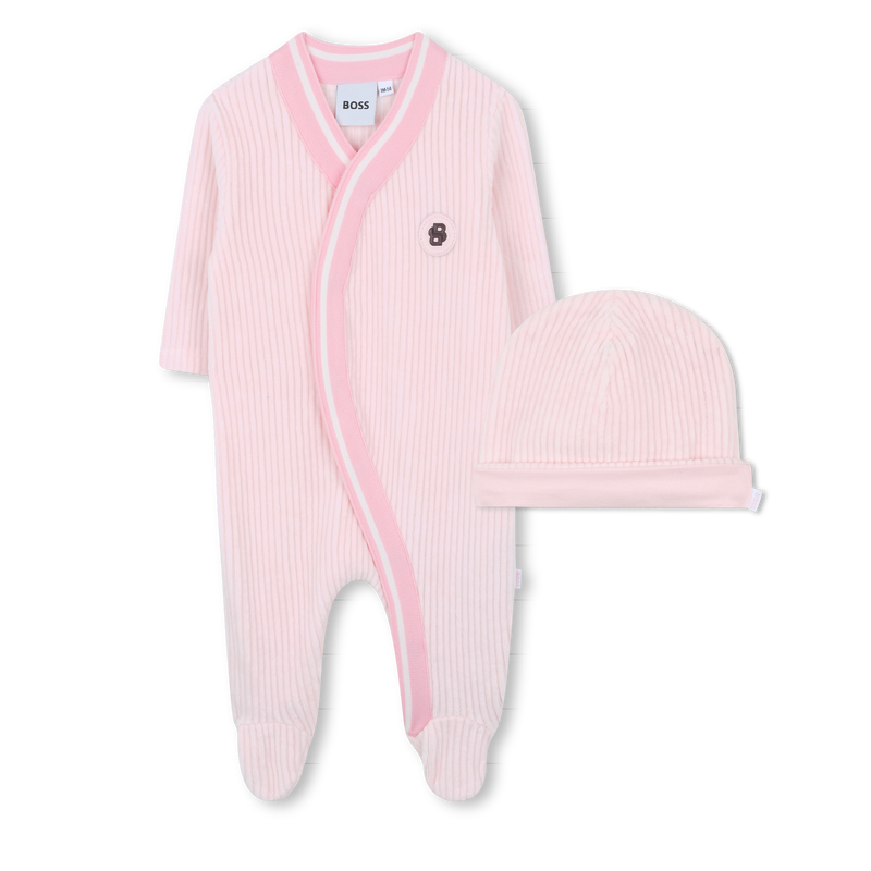 Conjunto de pijama e chapéu BOSS 
                    GIRL