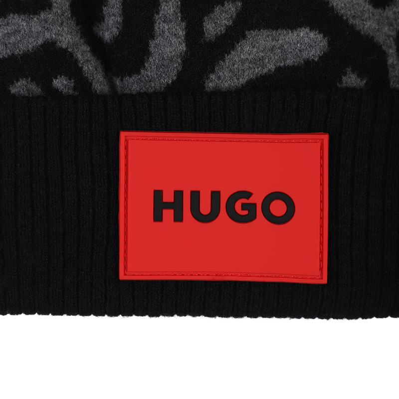Gorro de malha jacquard HUGO 
                        GIRL