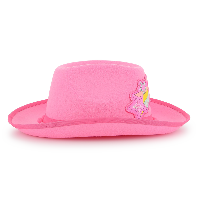 Chapéu ocidental com pompons BILLIEBLUSH 
                    GIRL