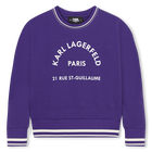 Sweatshirt com estampado KARL LAGERFELD KIDS 
                    GIRL