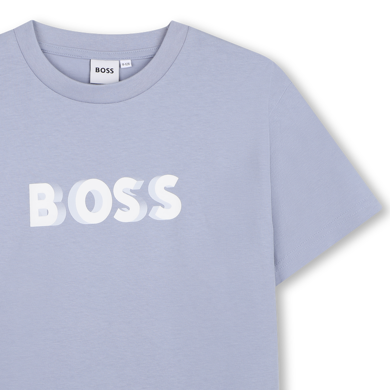 T-SHIRT + CONJUNTO BERMUDA BOSS 
                        BOY