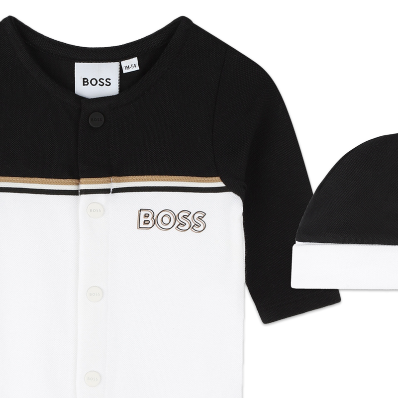 Conjunto de pijama e gorro BOSS 
                    BOY