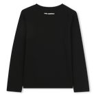 Camiseta de manga comprida KARL LAGERFELD KIDS 
                    GIRL