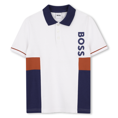 POLO MANGAS CURTAS BOSS MENINO