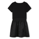 Vestido de mangas curtas KARL LAGERFELD KIDS 
                    GIRL
