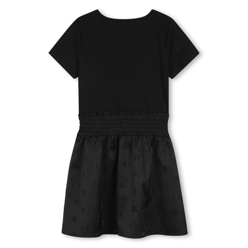 Vestido de mangas curtas KARL LAGERFELD KIDS 
                        GIRL