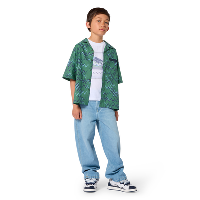 CAMISA DE MANGA CURTA LANVIN BOY