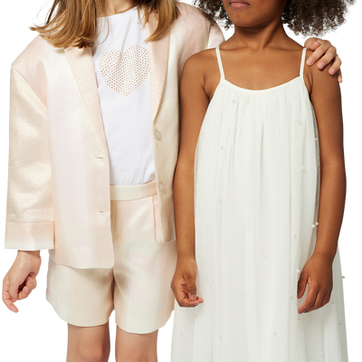 Vestido formal com al&ccedil;as BILLIEBLUSH GIRL