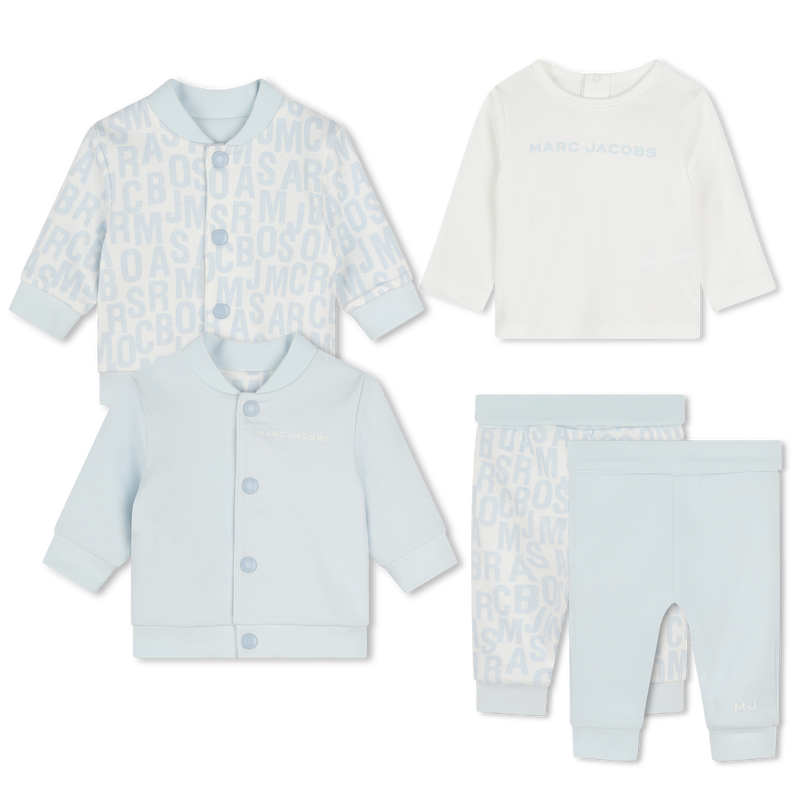 Three-Piece Cotton Set THE MARC JACOBS 
                    UNISEX