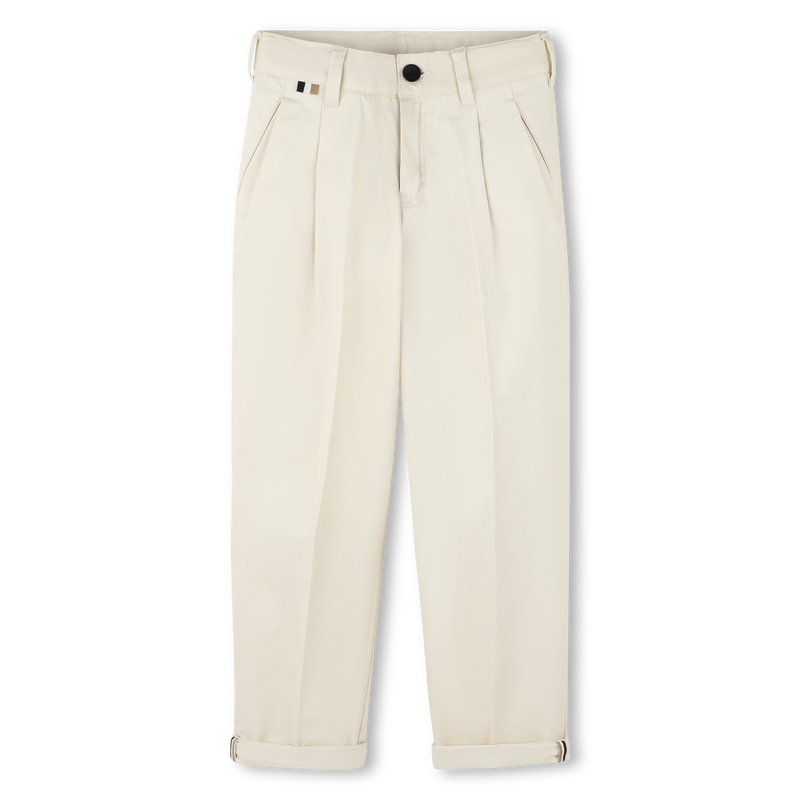 Cal&ccedil;as de algod&atilde;o maiorit&aacute;rio BOSS 
                        BOY