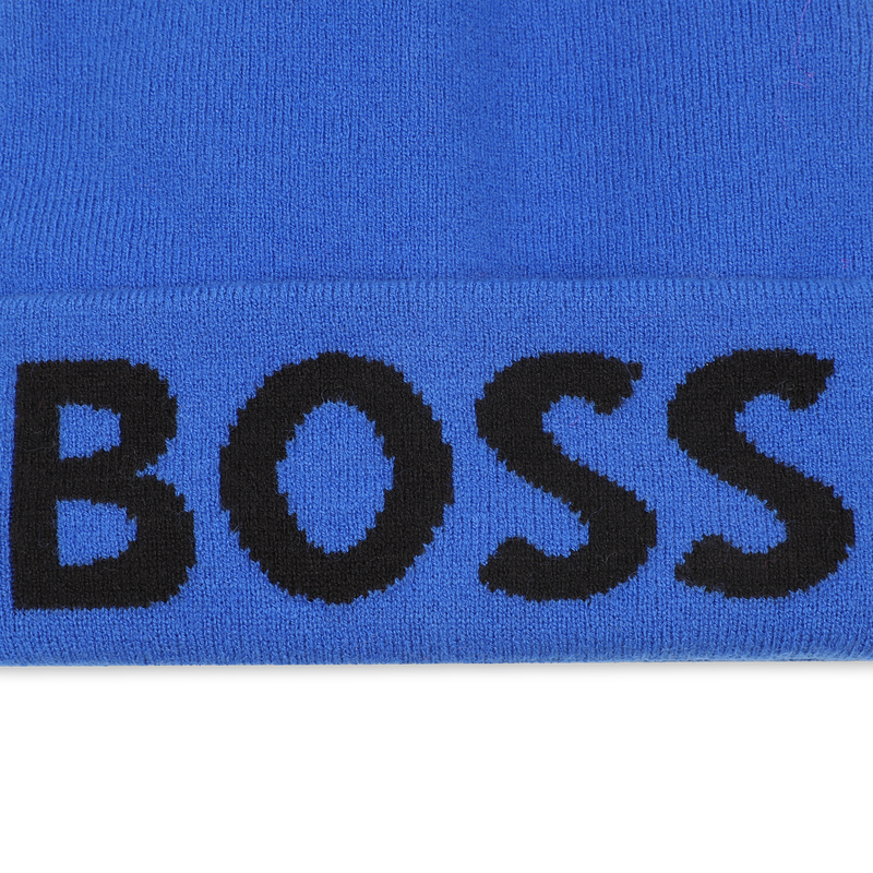 Gorro de malha com lapelas BOSS 
                    BOY