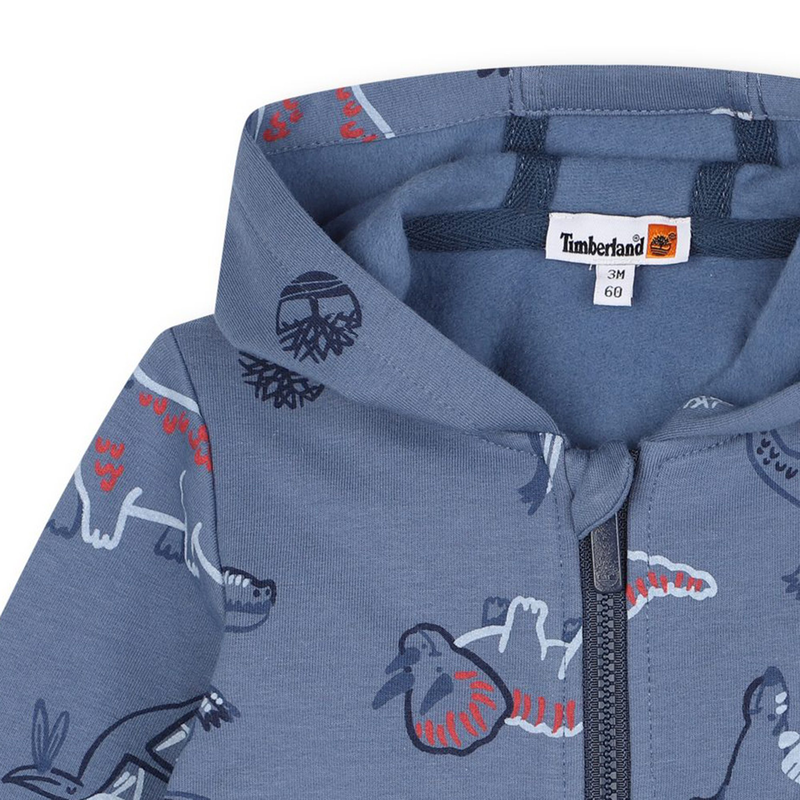 Cardig&atilde; com capuz TIMBERLAND 
                        BOY