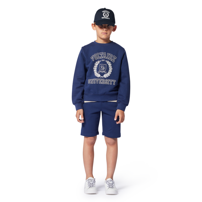 Bermudas em molet&atilde;o ZADIG & VOLTAIRE 
                        BOY