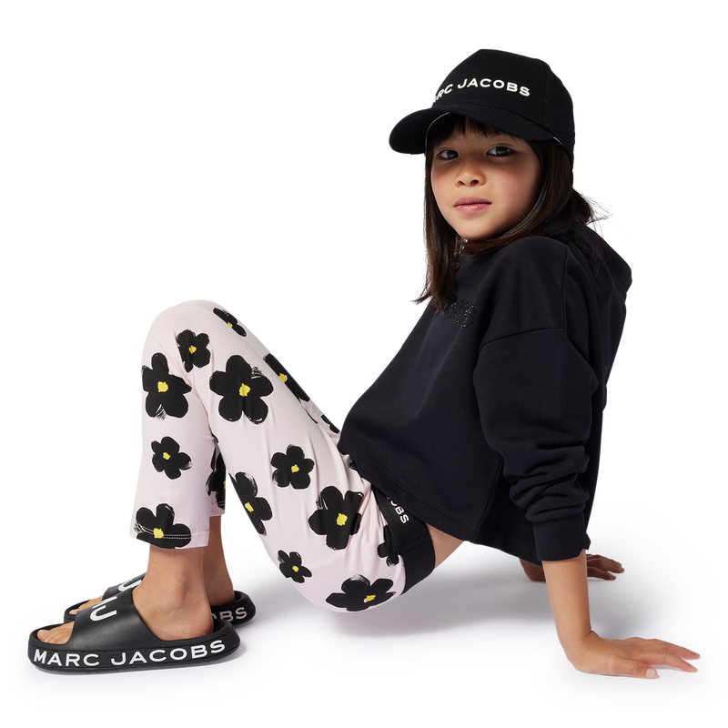 Sweatshirt em molet&atilde;o curta MARC JACOBS 
                        GIRL