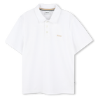 Polo de corte largo em algod&atilde;o BOSS 
                    BOY