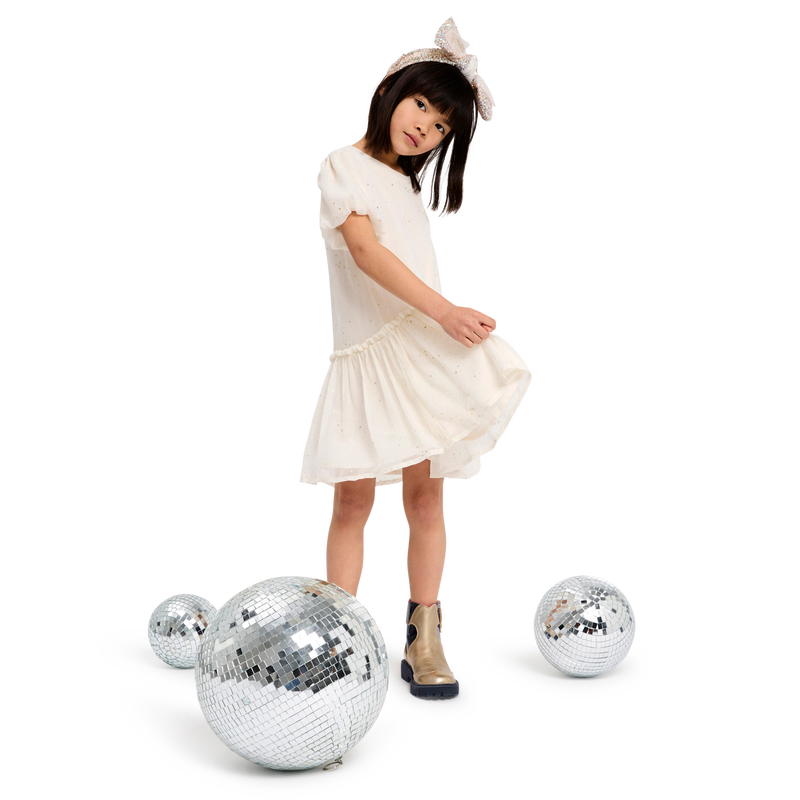 Vestido com forro de crepe BILLIEBLUSH 
                        GIRL