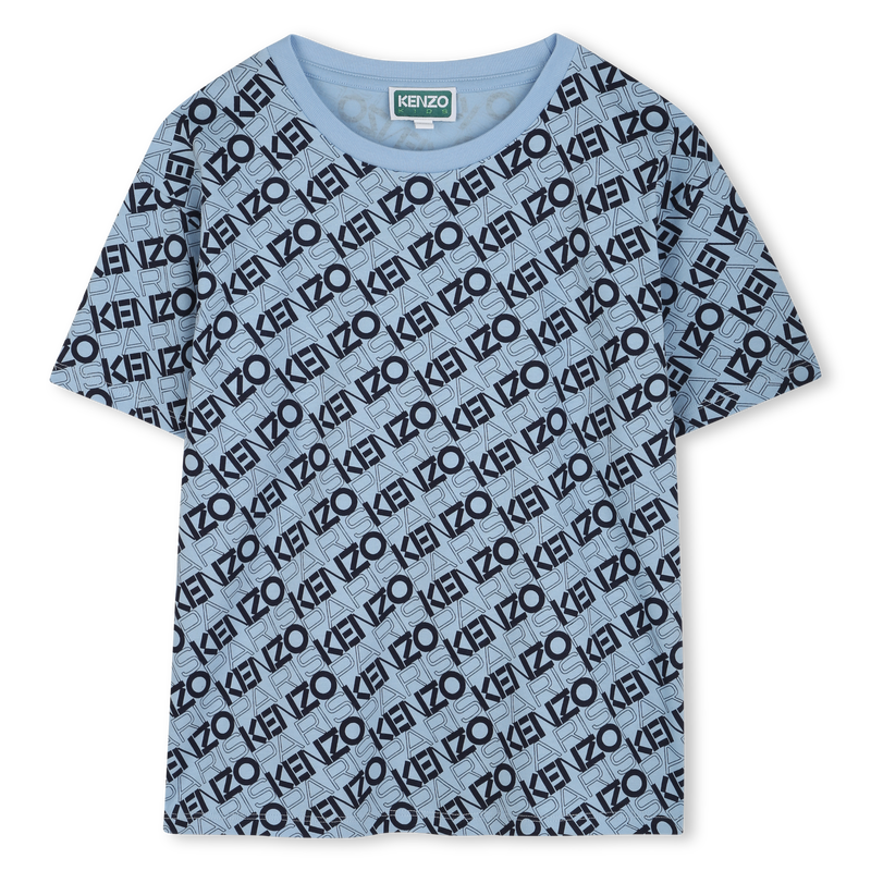 T-shirt em algod&atilde;o estampado KENZO KIDS 
                        BOY