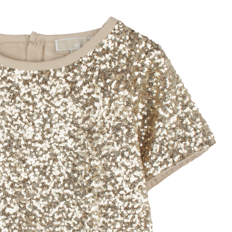 Blusa formal com lantejoulas MICHAEL KORS 
                    GIRL
