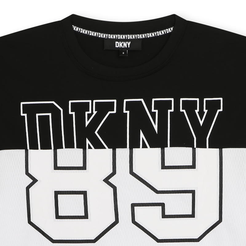 T-shirt unissexo em dois tons DKNY 
                    UNISEX