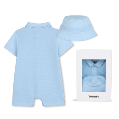 CONJUNTO DE FATO DE MERGULHO E CHAP&Eacute;U DE BALDE TIMBERLAND BOY